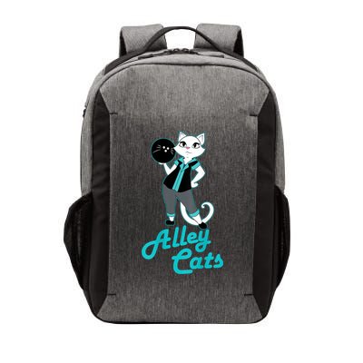 Alley Cats Bowling Team Ladies Backside Print Vector Backpack