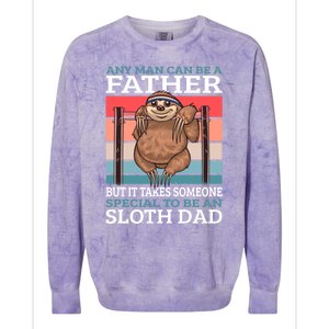 Any Can Be A Father But It Takes Someone Special To Be A Gift Colorblast Crewneck Sweatshirt