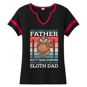 Any Can Be A Father But It Takes Someone Special To Be A Gift Ladies Halftime Notch Neck Tee