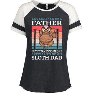 Any Can Be A Father But It Takes Someone Special To Be A Gift Enza Ladies Jersey Colorblock Tee