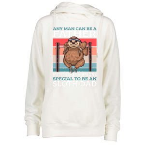 Any Can Be A Father But It Takes Someone Special To Be A Gift Womens Funnel Neck Pullover Hood