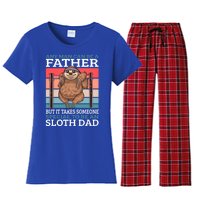 Any Can Be A Father But It Takes Someone Special To Be A Gift Women's Flannel Pajama Set