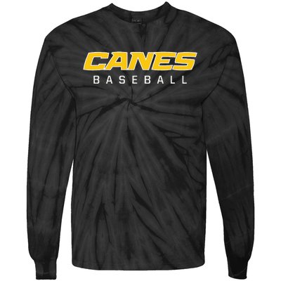 As Canes Baseball Sports Tie-Dye Long Sleeve Shirt