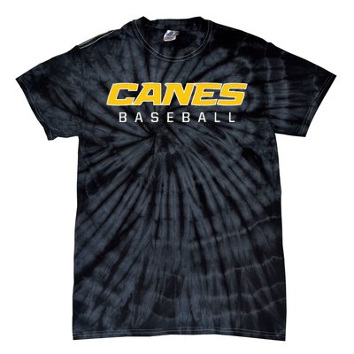 As Canes Baseball Sports Tie-Dye T-Shirt