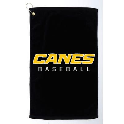 As Canes Baseball Sports Platinum Collection Golf Towel