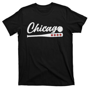 American Chicago Baseball Bat Chicago Lover T-Shirt