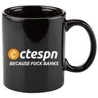 Ab Ctespn Because Fuck Banks 11oz C Handle Ceramic Mug