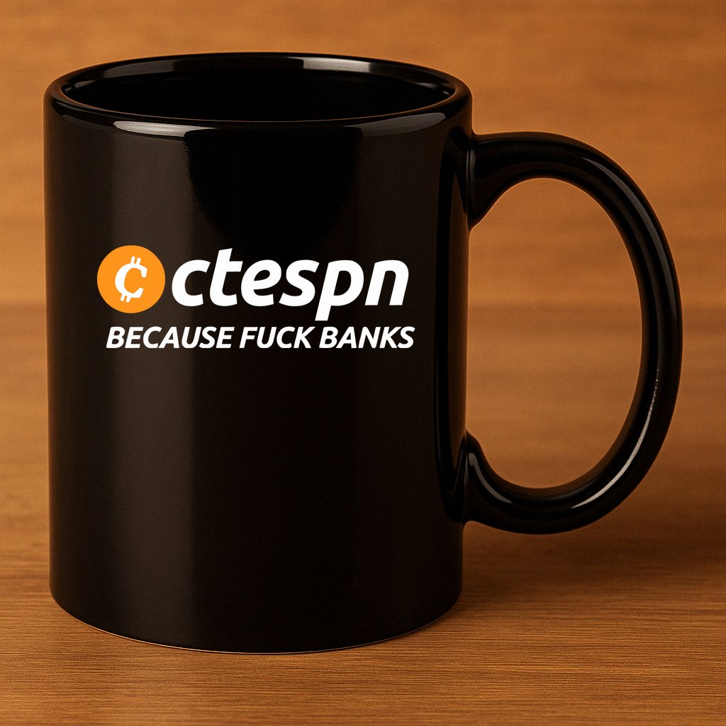 Ab Ctespn Because Fuck Banks 11oz C Handle Ceramic Mug