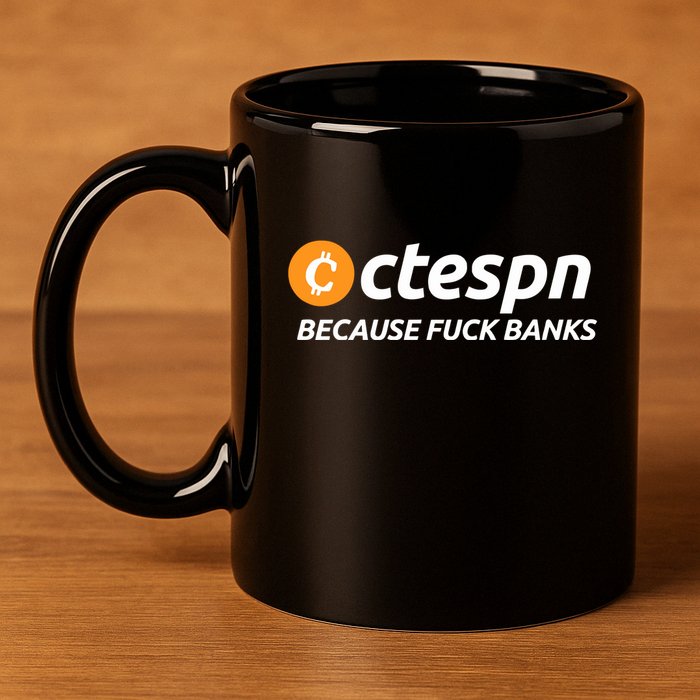 Ab Ctespn Because Fuck Banks 11oz C Handle Ceramic Mug