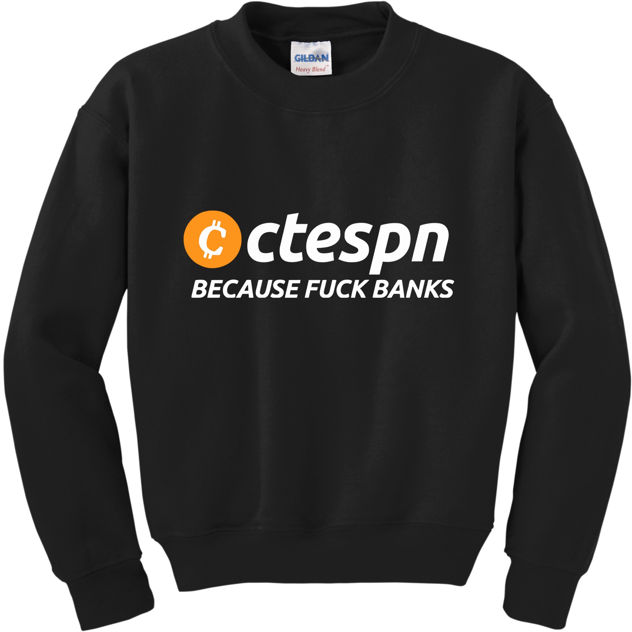 Ab Ctespn Because Fuck Banks Kids Sweatshirt