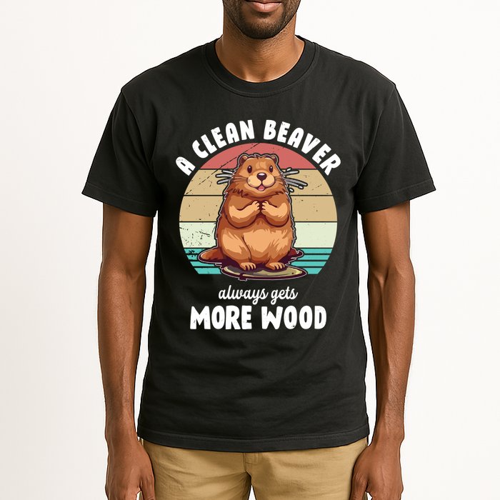 A Clean Beaver Always Gets More Wood Shirt Dark Tall T-Shirt