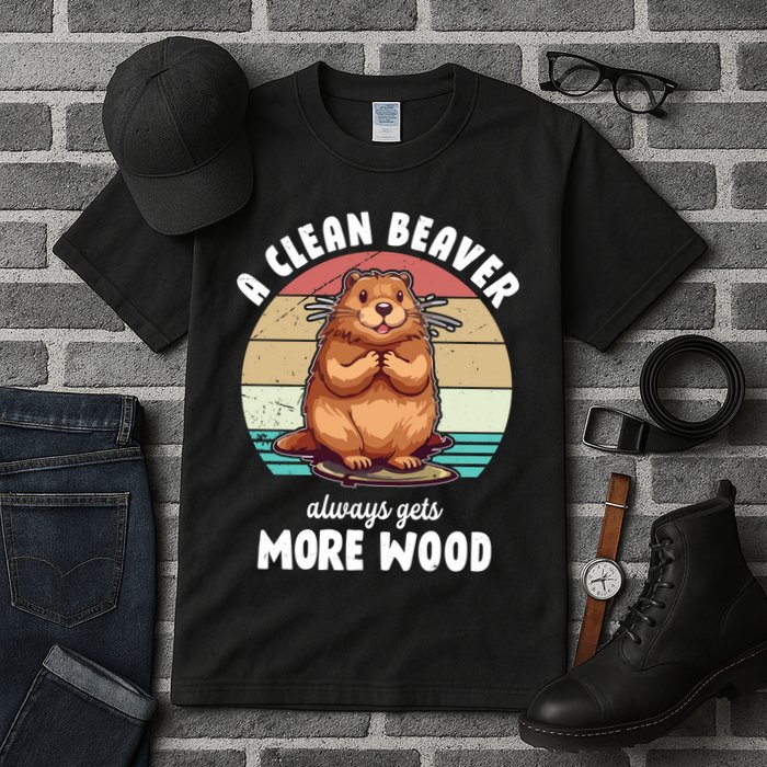 A Clean Beaver Always Gets More Wood Shirt Dark Tall T-Shirt