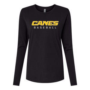 As Canes Baseball Sports Womens Cotton Relaxed Long Sleeve T-Shirt