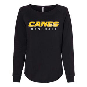 As Canes Baseball Sports Womens California Wash Sweatshirt