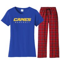 As Canes Baseball Sports Women's Flannel Pajama Set