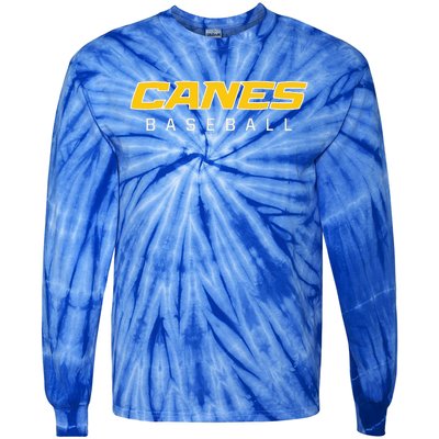 As Canes Baseball Sports Tie-Dye Long Sleeve Shirt