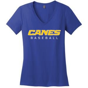 As Canes Baseball Sports Women's V-Neck T-Shirt