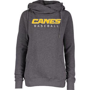 As Canes Baseball Sports Womens Funnel Neck Pullover Hood