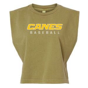 As Canes Baseball Sports Garment-Dyed Women's Muscle Tee