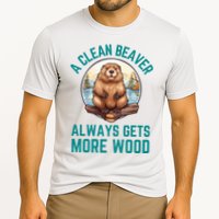 A Clean Beaver Always Gets More Wood Cooling Performance Crew T-Shirt