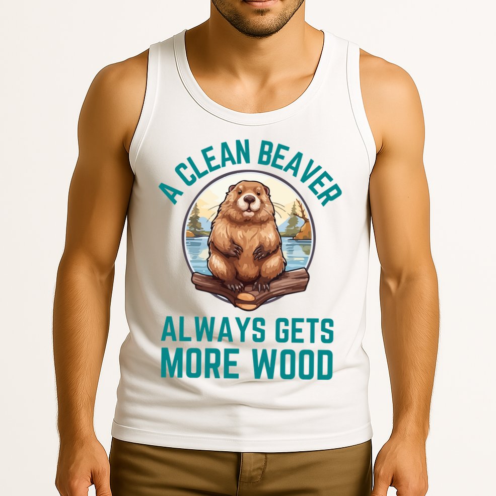 A Clean Beaver Always Gets More Wood Tank Top
