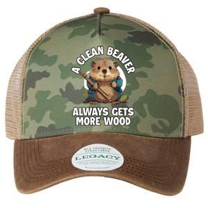 A Clean Beaver Always Gets More Wood Legacy Tie Dye Trucker Hat