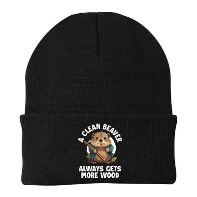 A Clean Beaver Always Gets More Wood Beanie