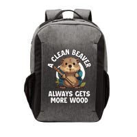 A Clean Beaver Always Gets More Wood Vector Backpack