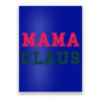 Aesthetic Christmas Block Letters Santa Red Green Mama Claus Cool Gift Poster