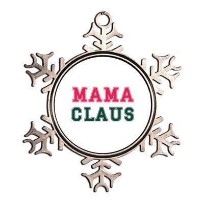 Aesthetic Christmas Block Letters Santa Red Green Mama Claus Cool Gift Metallic Star Ornament