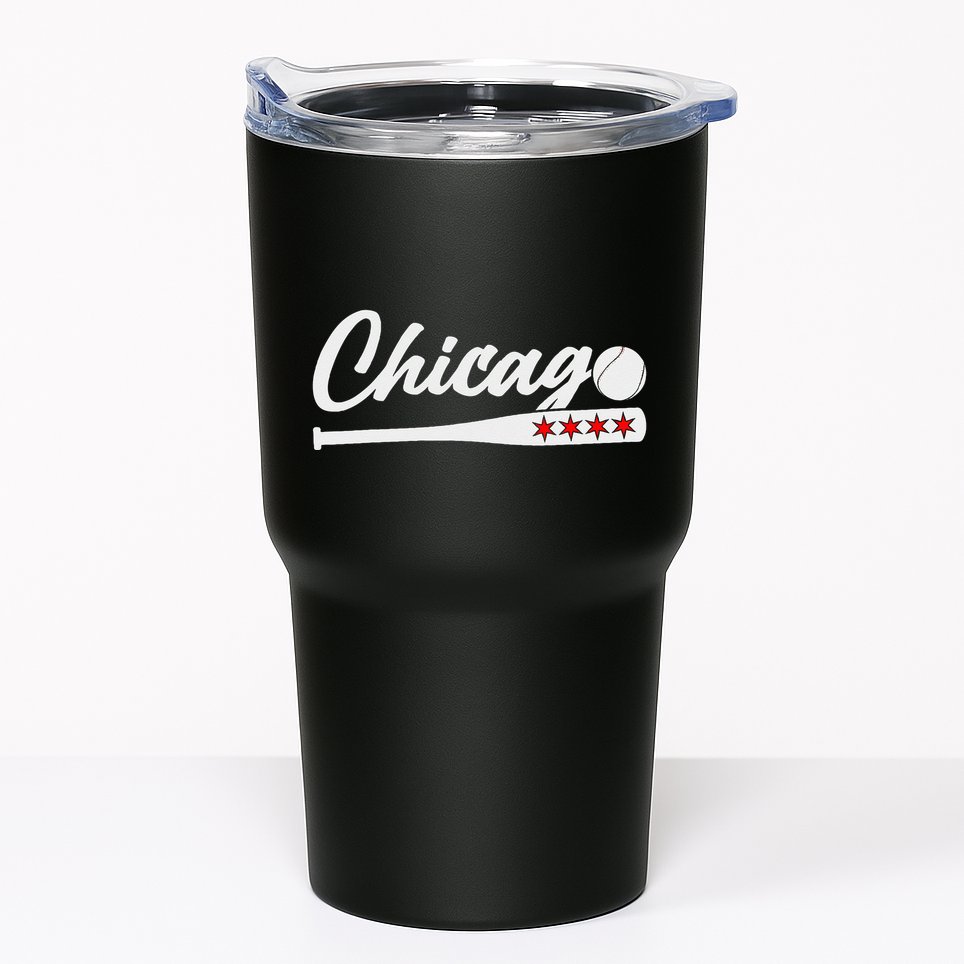 American Chicago Baseball Bat Chicago Lover Tumbler