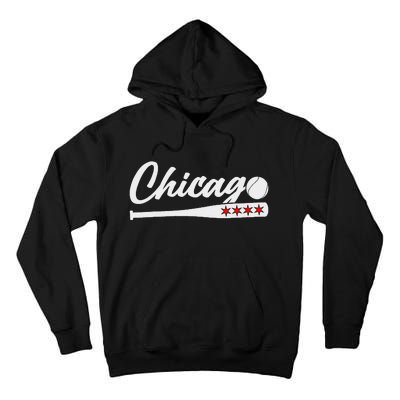 American Chicago Baseball Bat Chicago Lover Tall Hoodie