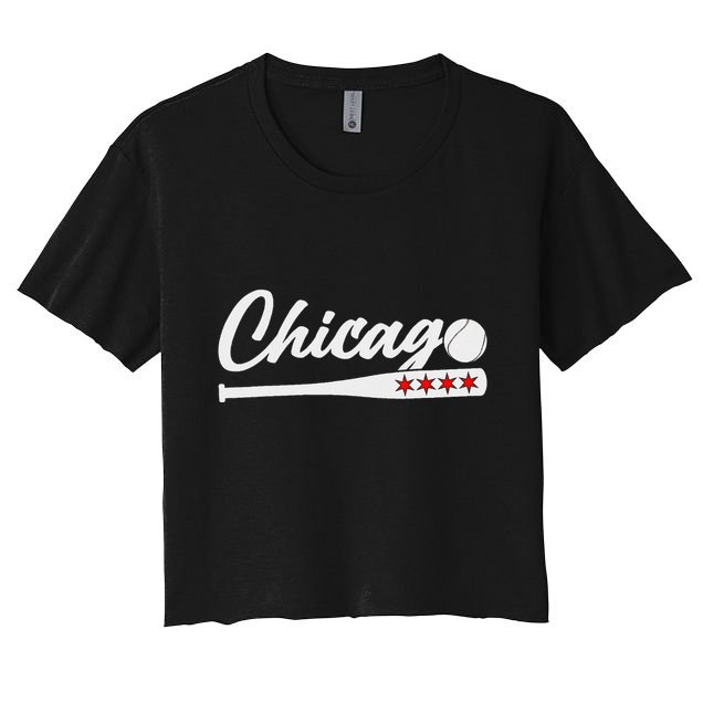 American Chicago Baseball Bat Chicago Lover Crop Top