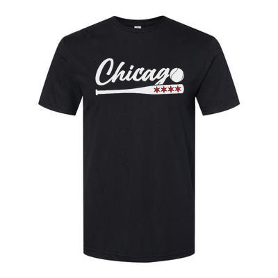 American Chicago Baseball Bat Chicago Lover Softstyle® CVC T-Shirt