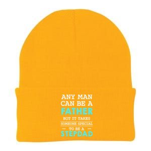 Any Can Be Father Someone Special Stepdad Father's Day Gift Knit Cap Winter Beanie