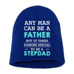 Any Can Be Father Someone Special Stepdad Father's Day Gift Short Acrylic Beanie