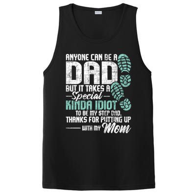 Anyone Can Be A Dad Gift Daughter Son Stepfather Stepdad Great Gift PosiCharge Competitor Tank