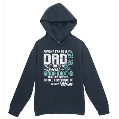 Anyone Can Be A Dad Gift Daughter Son Stepfather Stepdad Great Gift Urban Pullover Hoodie