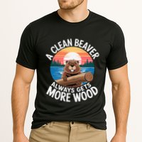 A Clean Beaver Always Gets More Wood Cooling Performance Crew T-Shirt