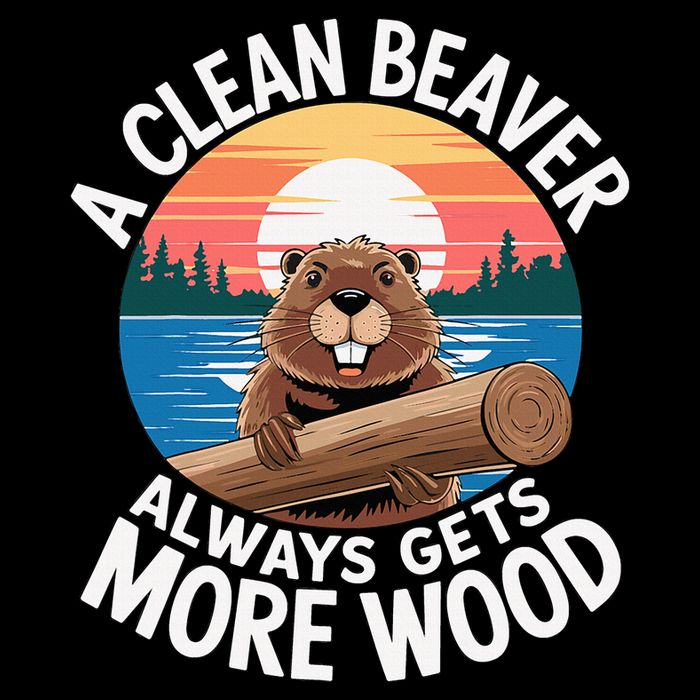 A Clean Beaver Always Gets More Wood Cooling Performance Crew T-Shirt