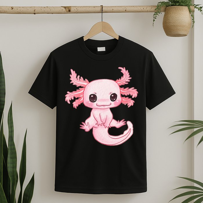 Axolotl Cute Baby Design - Magically Cute Animal T-Shirt