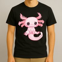 Axolotl Cute Baby Design - Magically Cute Animal T-Shirt