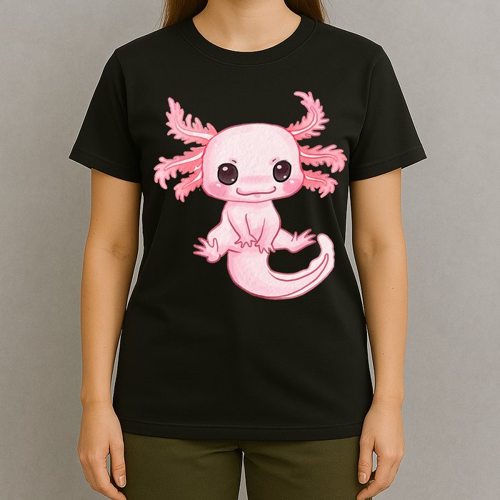 Axolotl Cute Baby Design - Magically Cute Animal T-Shirt
