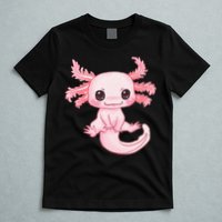 Axolotl Cute Baby Design - Magically Cute Animal T-Shirt