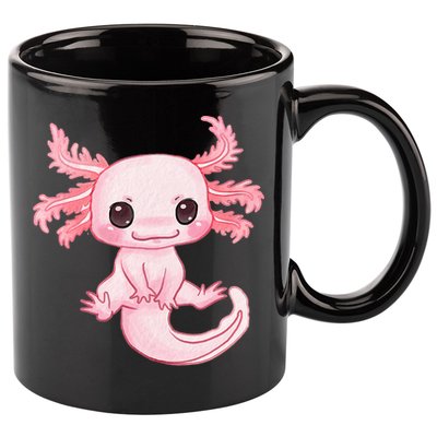 Axolotl Cute Baby Design - Magically Cute Animal 11oz C Handle Ceramic Mug