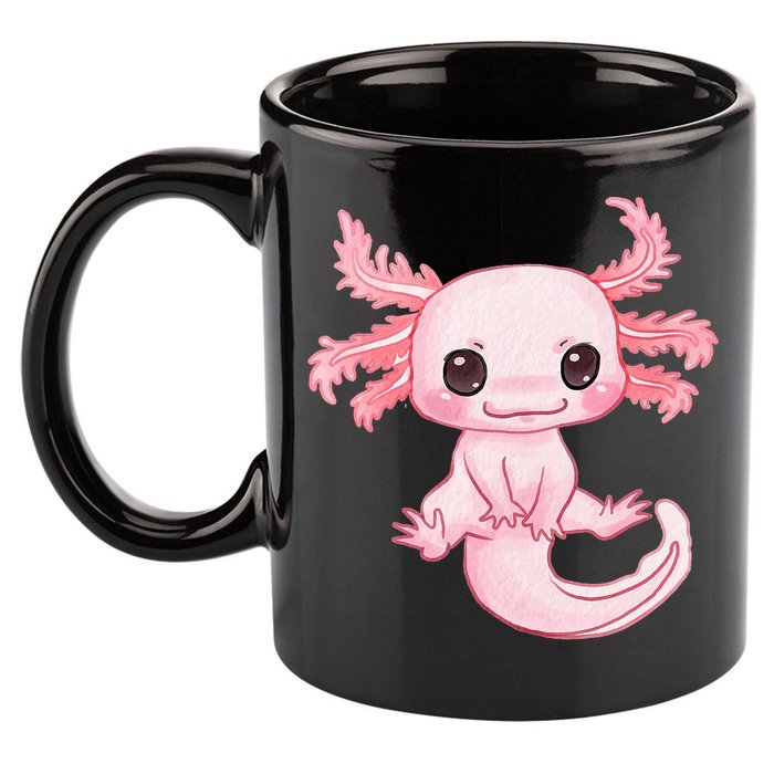 Axolotl Cute Baby Design - Magically Cute Animal 11oz C Handle Ceramic Mug