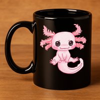 Axolotl Cute Baby Design - Magically Cute Animal 11oz C Handle Ceramic Mug
