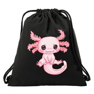 Axolotl Cute Baby Design - Magically Cute Animal Drawstring Bag