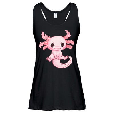 Axolotl Cute Baby Design - Magically Cute Animal Ladies Essential Flowy Tank