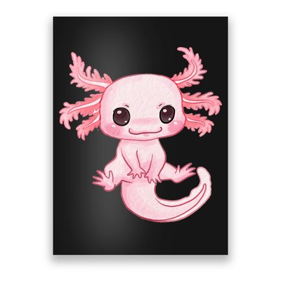 Axolotl Cute Baby Design - Magically Cute Animal Poster